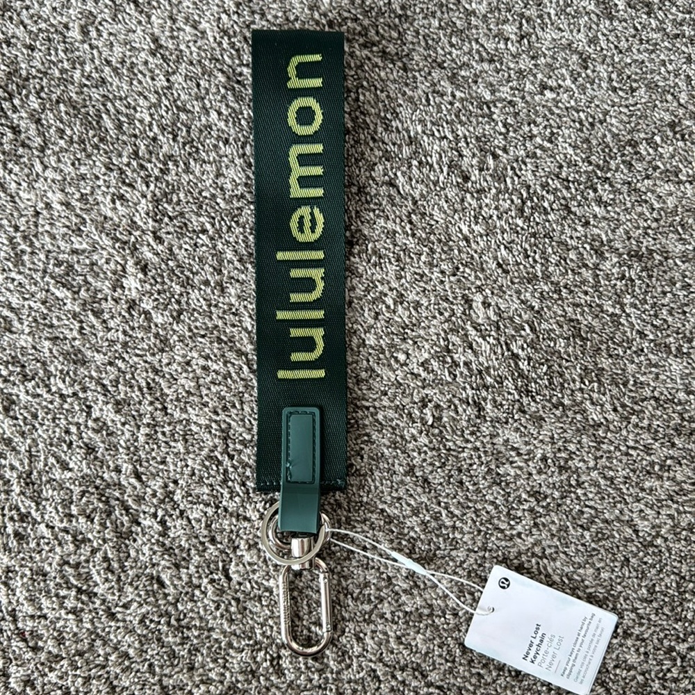 Lululemon Never Lost Keychain